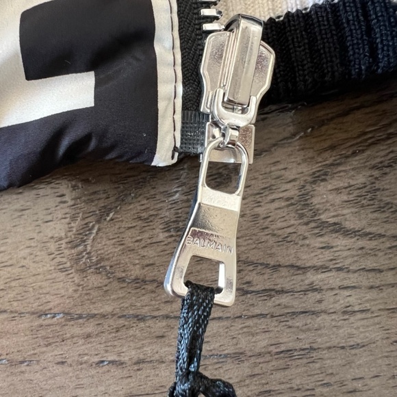 Balmain reversable quilted bomber jacket - Picture 10 of 14